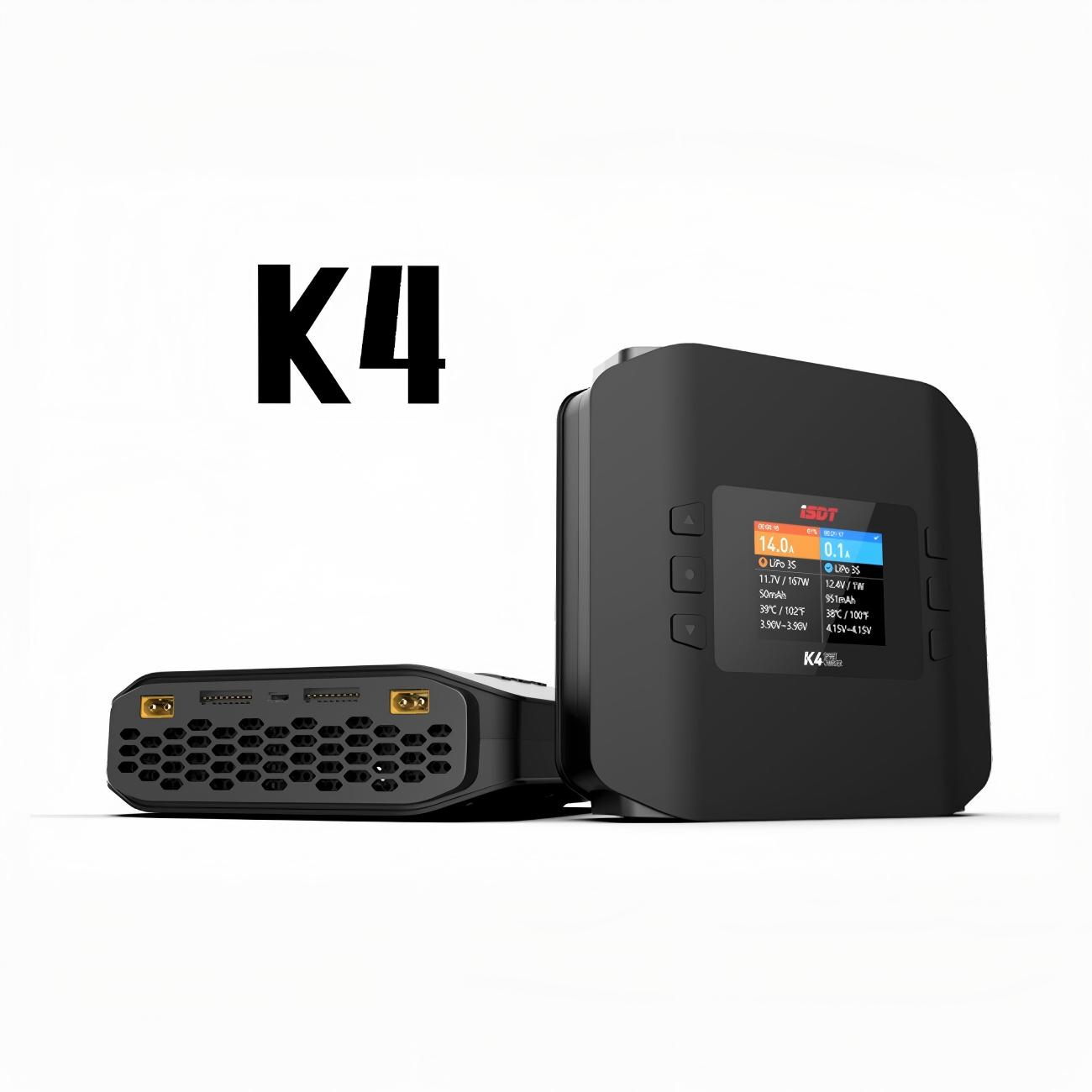 Isdt K4 Dual Lipo Charger - ISDT K4 Pengisi Daya Smart Balance