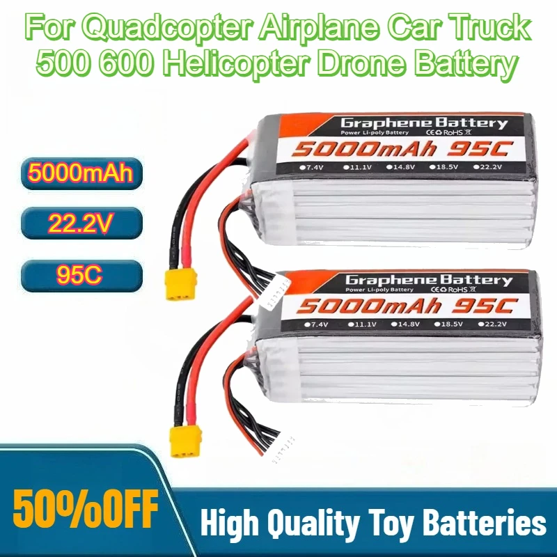 Baterai Lipo 95C 22,2V 6S 5000 - 6S Lipo Battery 22.2V 5000Mah ulasan dan harga