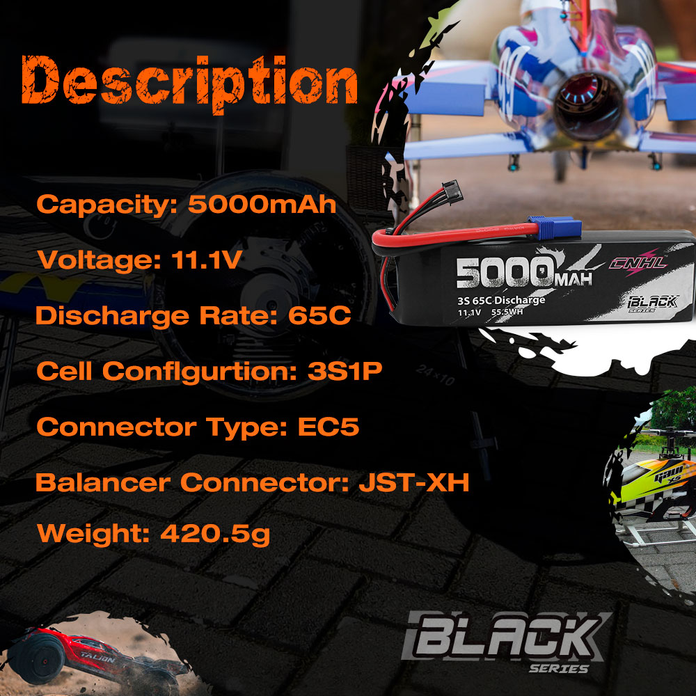 CNHL Lipo baterai 3S 4S 6S 11. - 6S Lipo Battery 22.2V 5000Mah ulasan dan harga