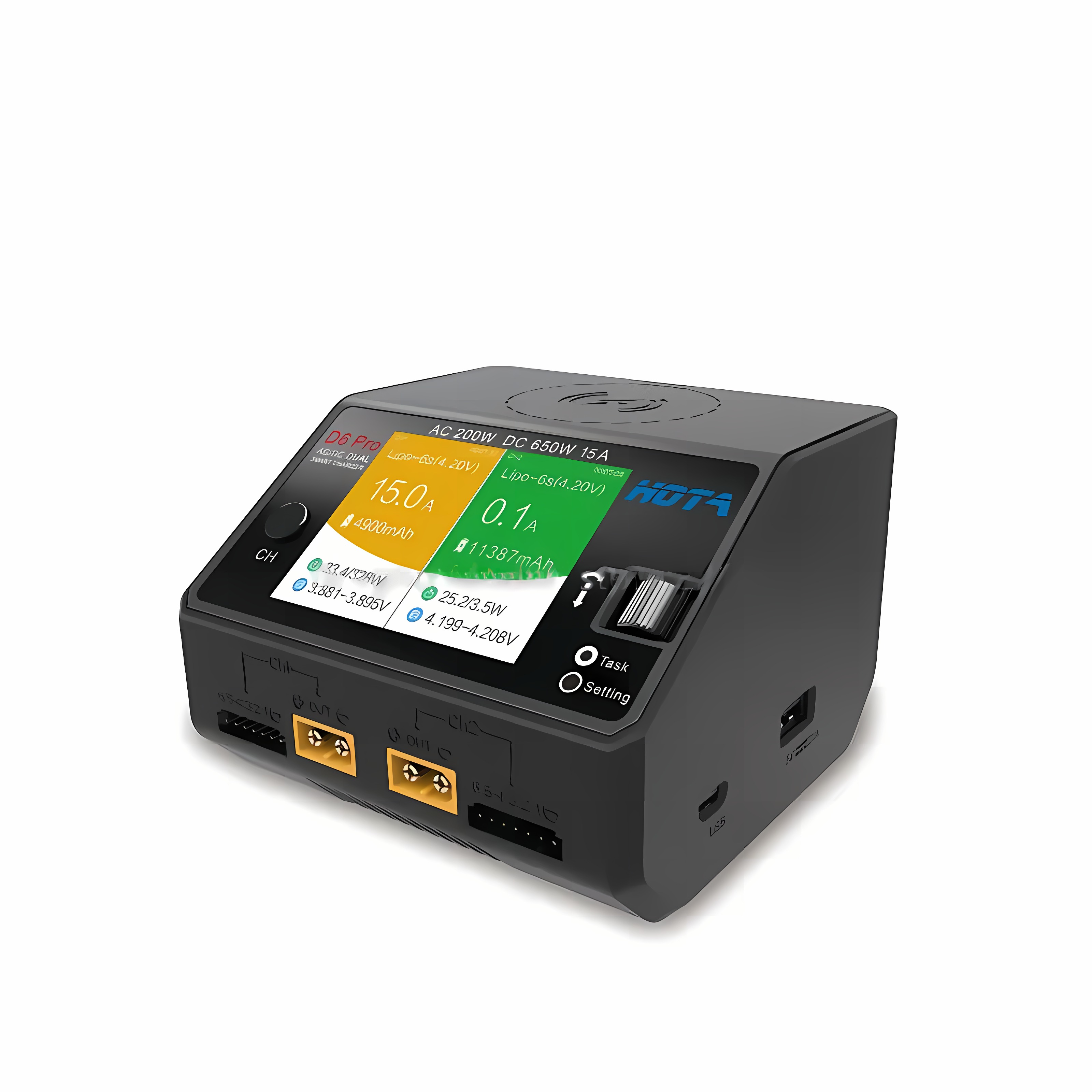 Pengisi Daya Pintar HOTA D6 Pr - Hota D6 Pro Dual Lipo Charger ulasan dan harga