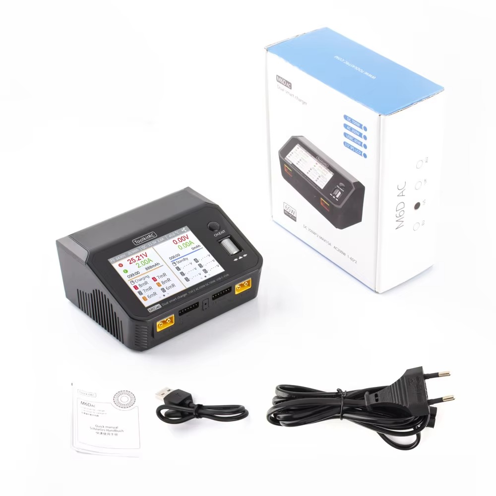 SmCpToolkitRC M6DAC Pengisi Da - Toolkitrc M6Dac Smart Charger ulasan dan harga