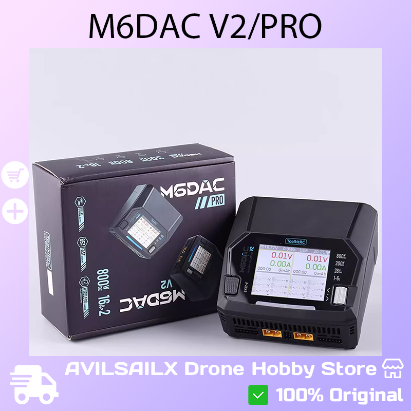 ToolkitRC M6DAC V2 / Pro Pengi - Toolkitrc M6Dac Smart Charger ulasan dan harga