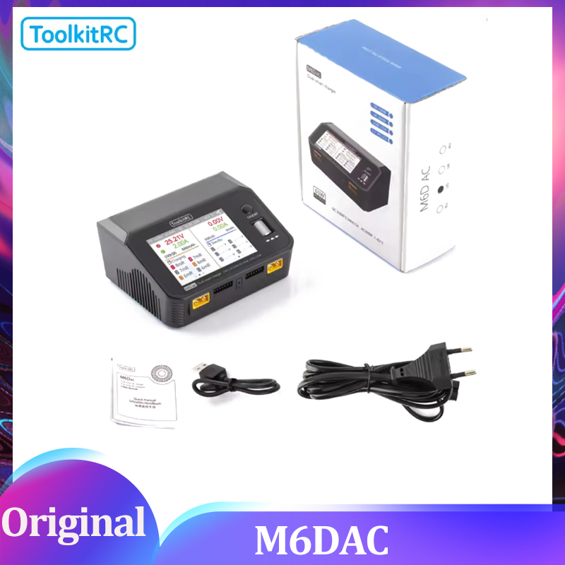 ToolkitRC M6DAC Pengisi Daya d - Toolkitrc M6Dac Smart Charger ulasan dan harga