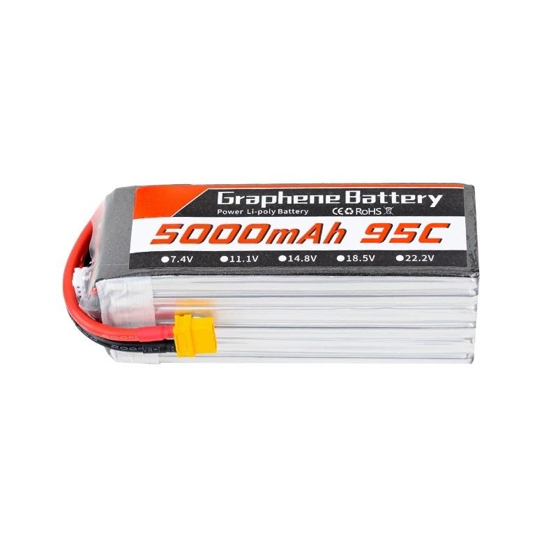 Baterai Lipo Graphene 5000mAh  - 6S Lipo Battery 22.2V 5000Mah ulasan dan harga